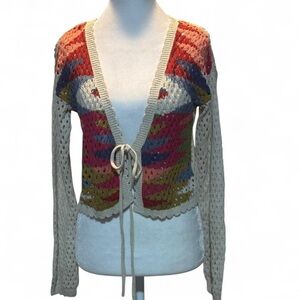 Tasha Polizzi Mimi Cardigan. Sz Medium P-P 21” Length 17”
